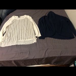 Style&Co Sweater & Croft&Barrow Cardigan